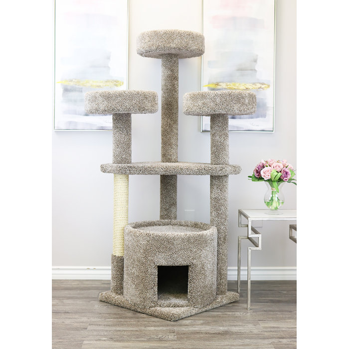 Prestige Cat Trees 65" Maine Coon House Cat Condo & Reviews Wayfair.ca